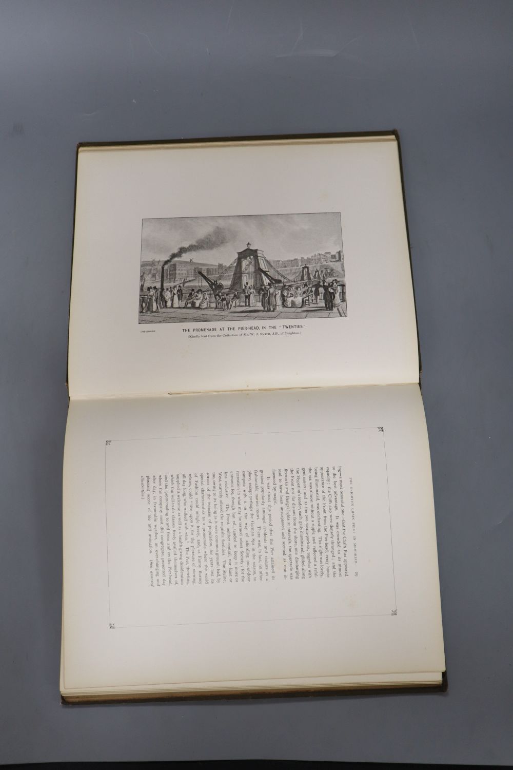 Bishop, George John - Brighton Chain Pier in Memoriam, 1823-96 one vol